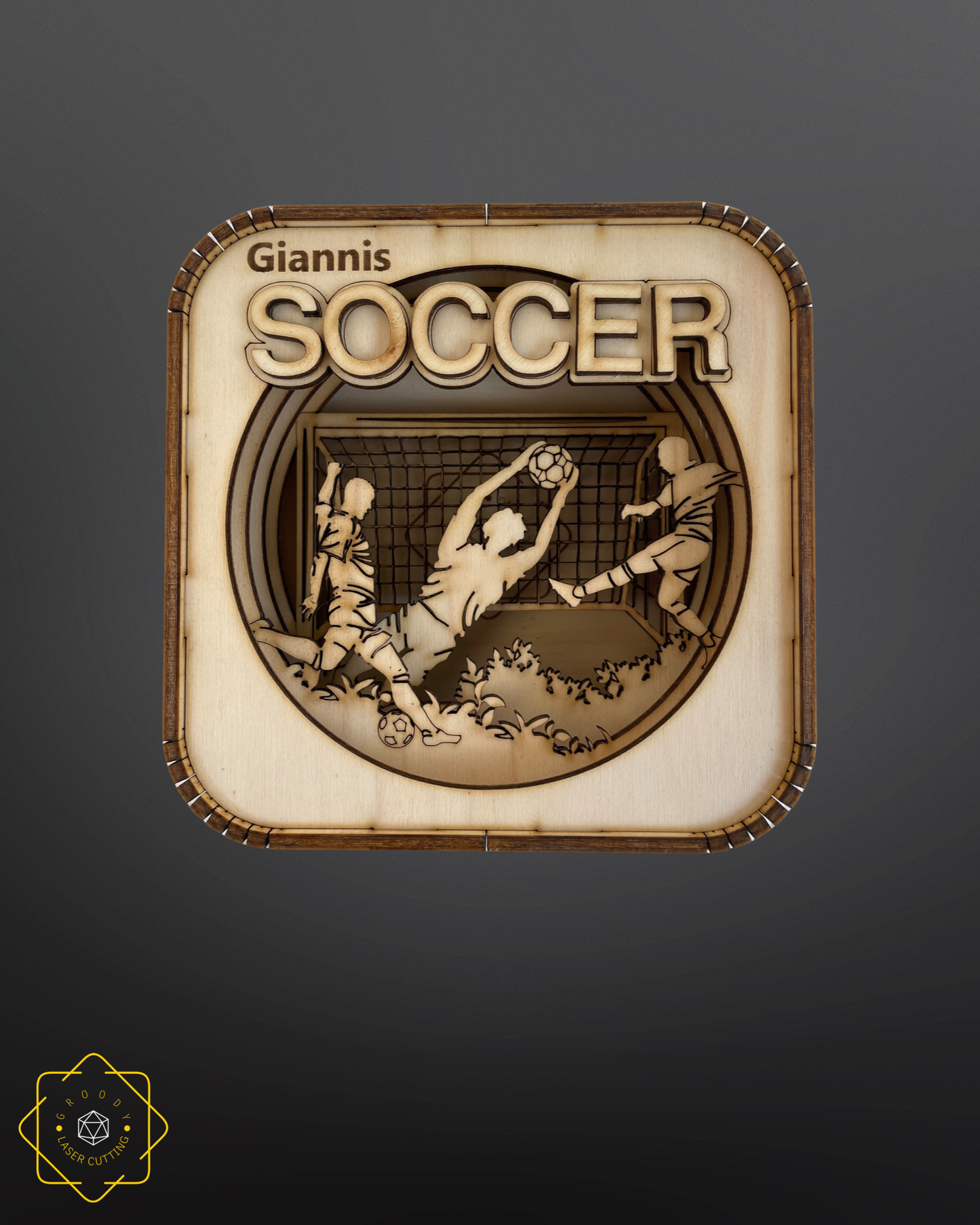 Soccer Layer Art 160x160mm