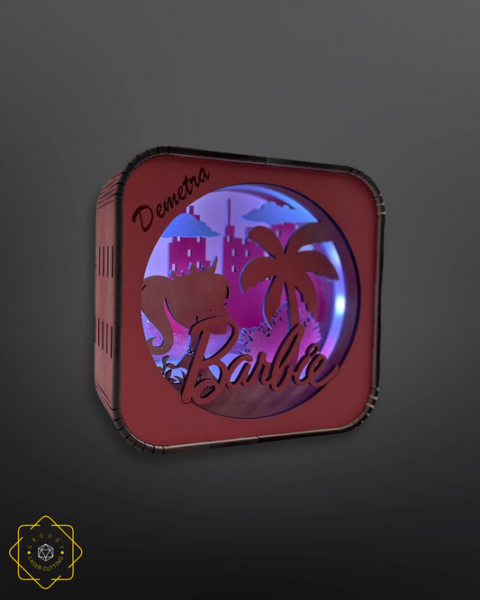 Barbie Layer Art 160x160mm