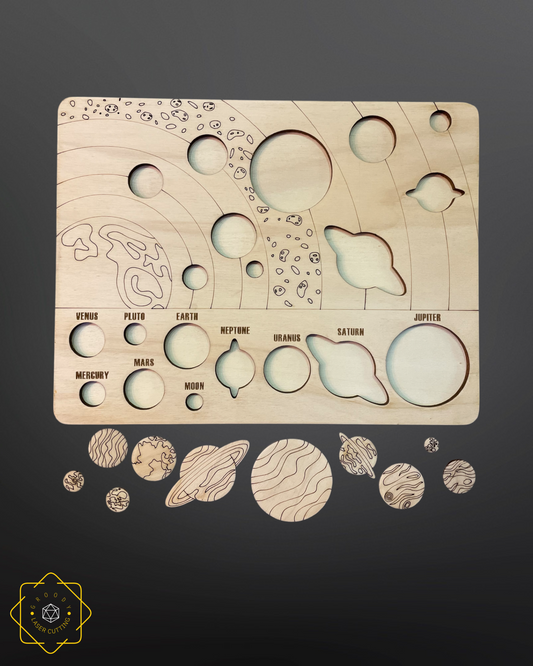 Solar system education toy