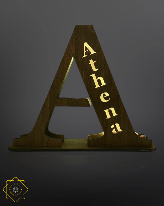 Letter & Name RGB Night Lamp H300mm