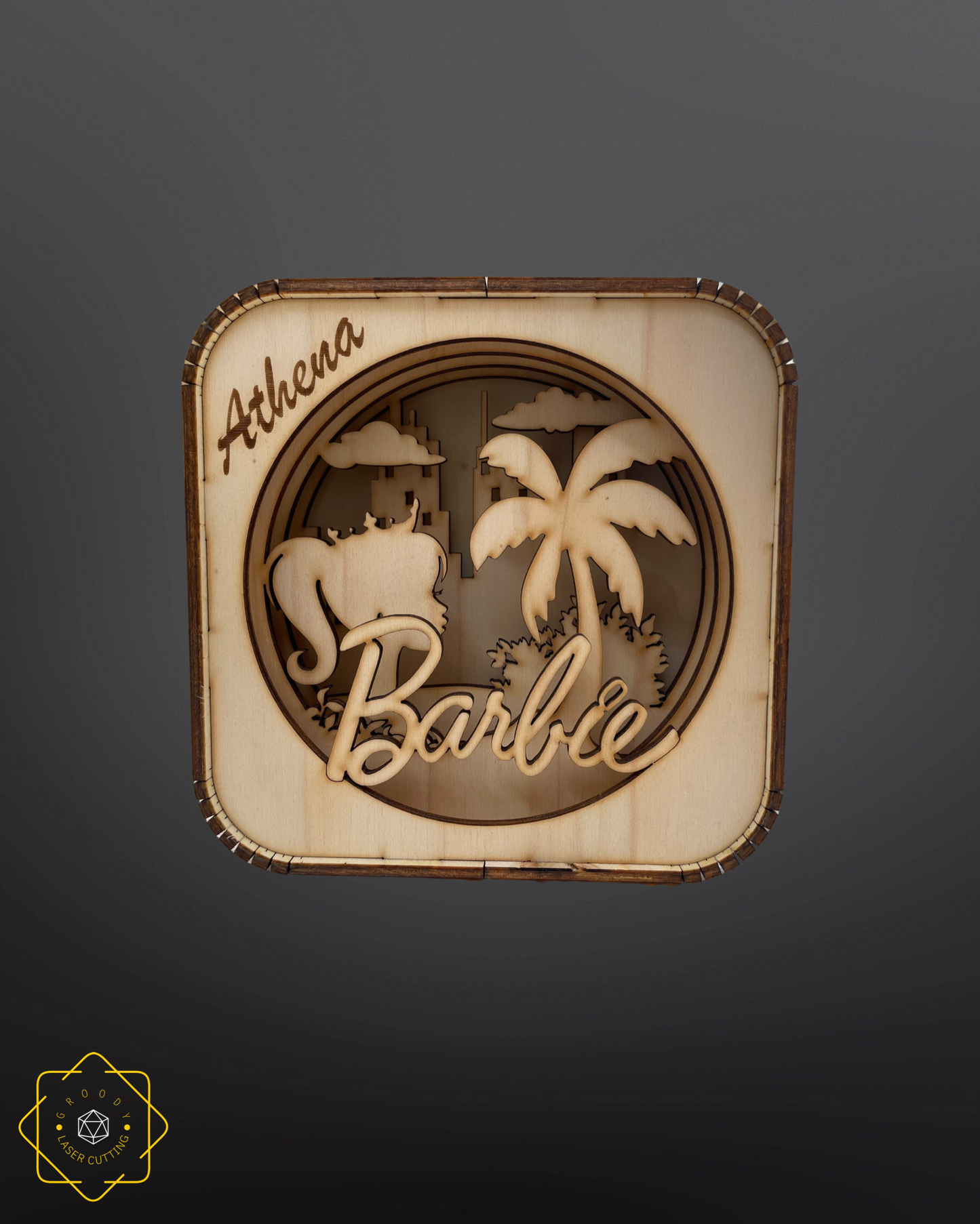 Barbie Layer Art  160x160mm