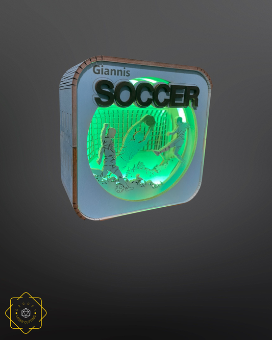 Soccer Layer Art 160x160mm