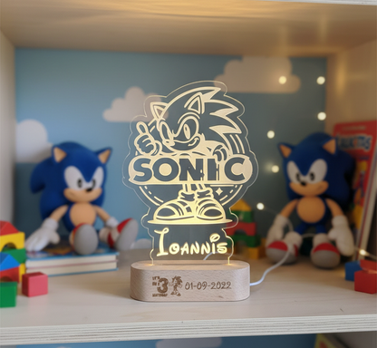 Φωτιστικό Νυχτός Sonic για Παιδικό Δωμάτιο