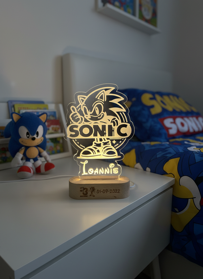 Φωτιστικό Νυχτός Sonic για Παιδικό Δωμάτιο