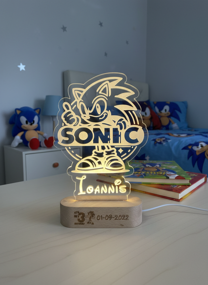 Φωτιστικό Νυχτός Sonic για Παιδικό Δωμάτιο